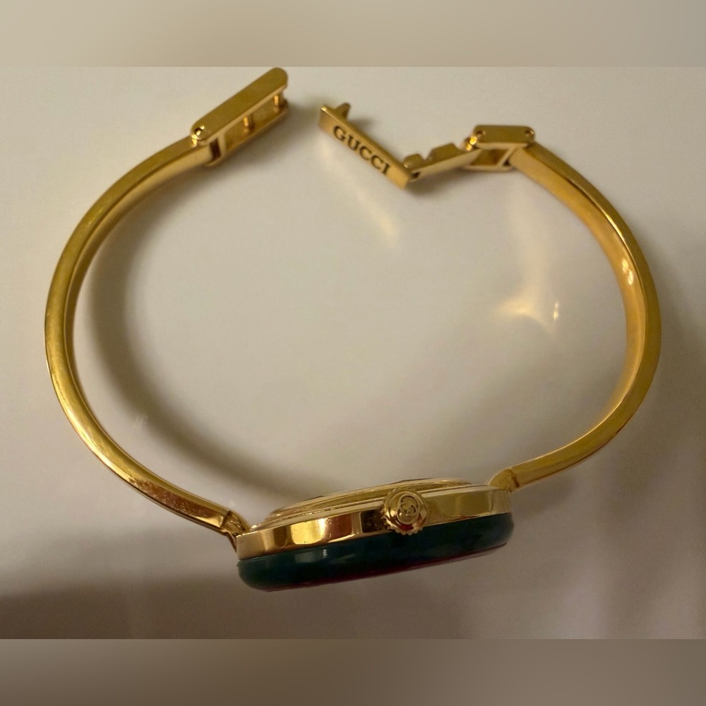 Mint~Prestige~Gucci Interchangeable Bezel Bracelet Bangle Watch with Box/Papers - Picture 8 of 17